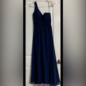 Navy Blue Bridesmaid Dress